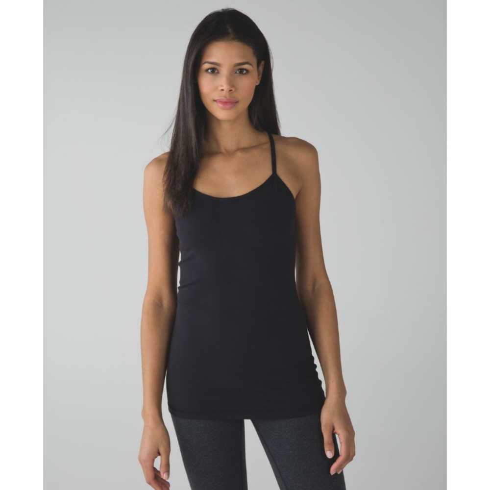 Lululemon Power Y Tank *Luon in Black Size 4